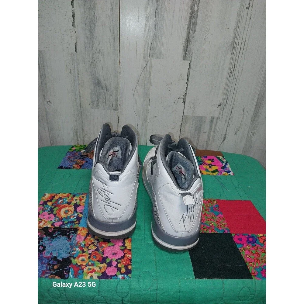 Nike Air Jordan Premium Flight White Cool Grey MENS SHOE SZ 10 641444-100